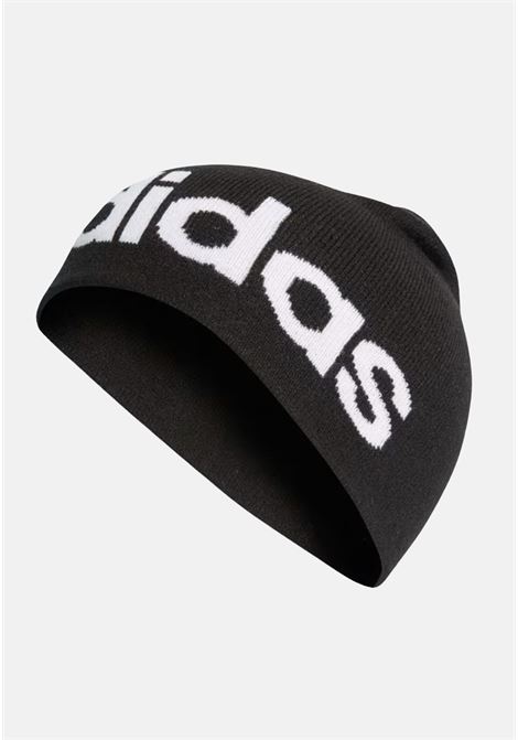 Black beanie with knitted logo for men and women ADIDAS PERFORMANCE | IB2653.